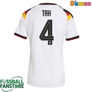 Deutschland Jonathan Tah #4 Replik Heimtrikot Damen WM 2026 Kurzarm